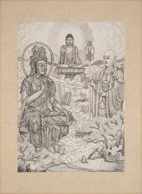 黃堅 Caine Wong 一一遍剎塵佛 Homeage to Innumerable Buddhas